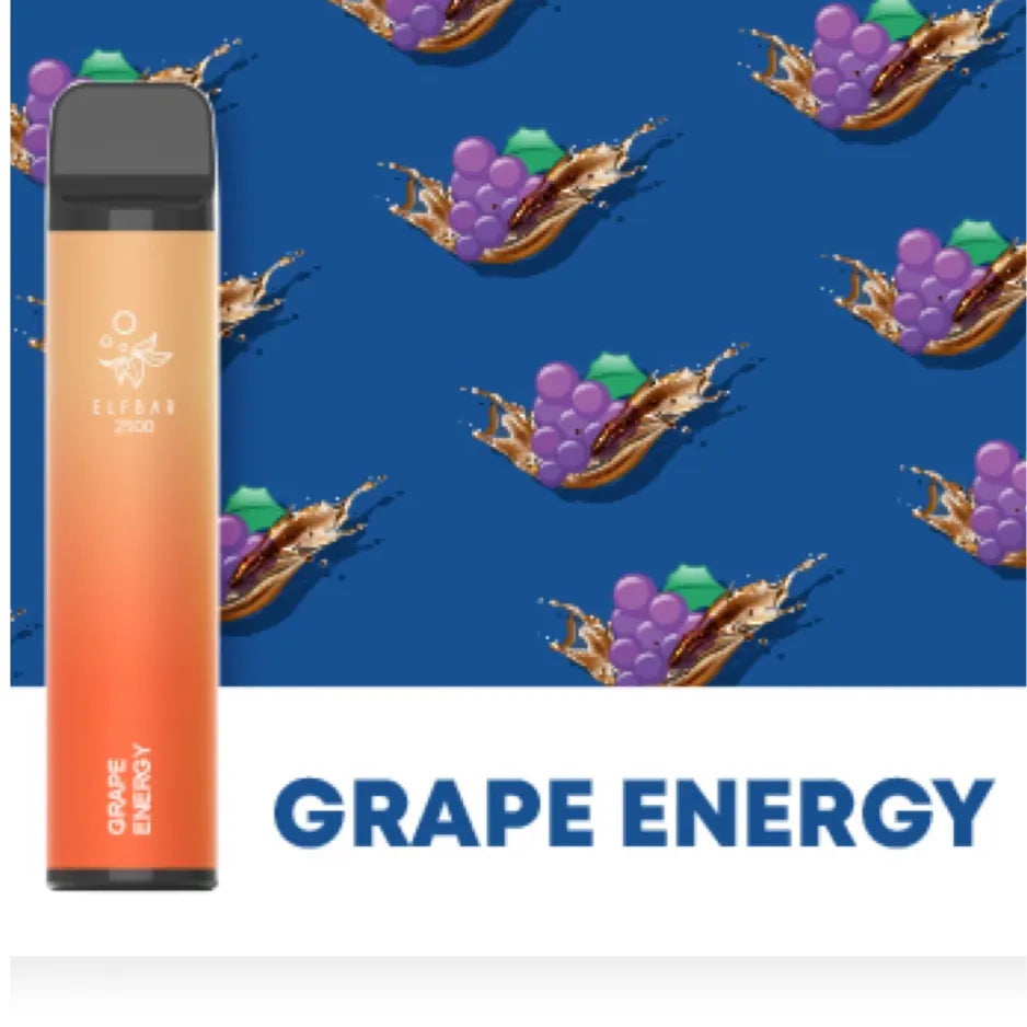Grape Energy ELFBAR 3500 Puffs Disposable Pod Device 50mg in Dubai, UAE