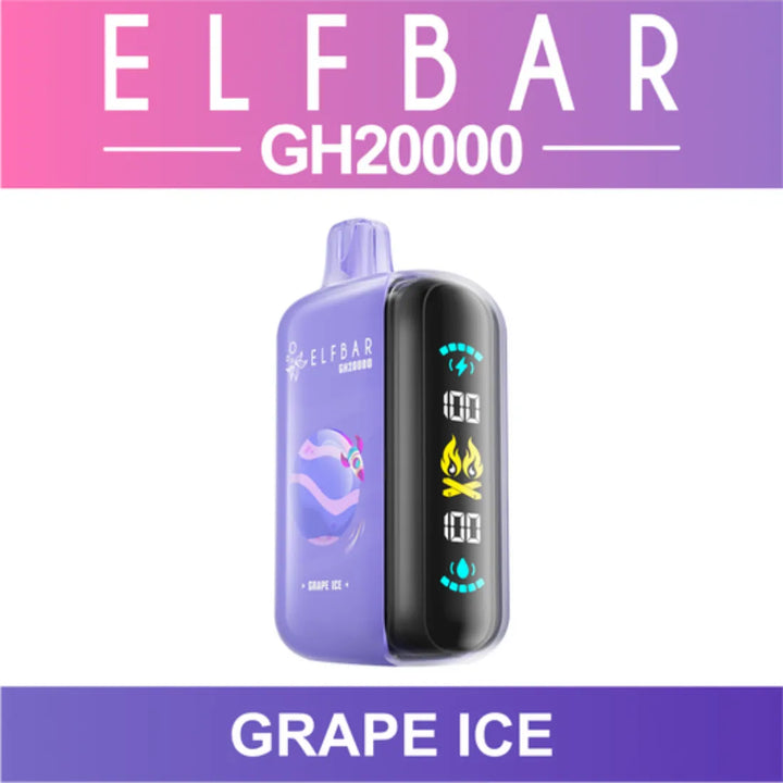 Grape Ice  - Elf Bar GH20000 Puffs Disposable Vape in Dubai, UAE