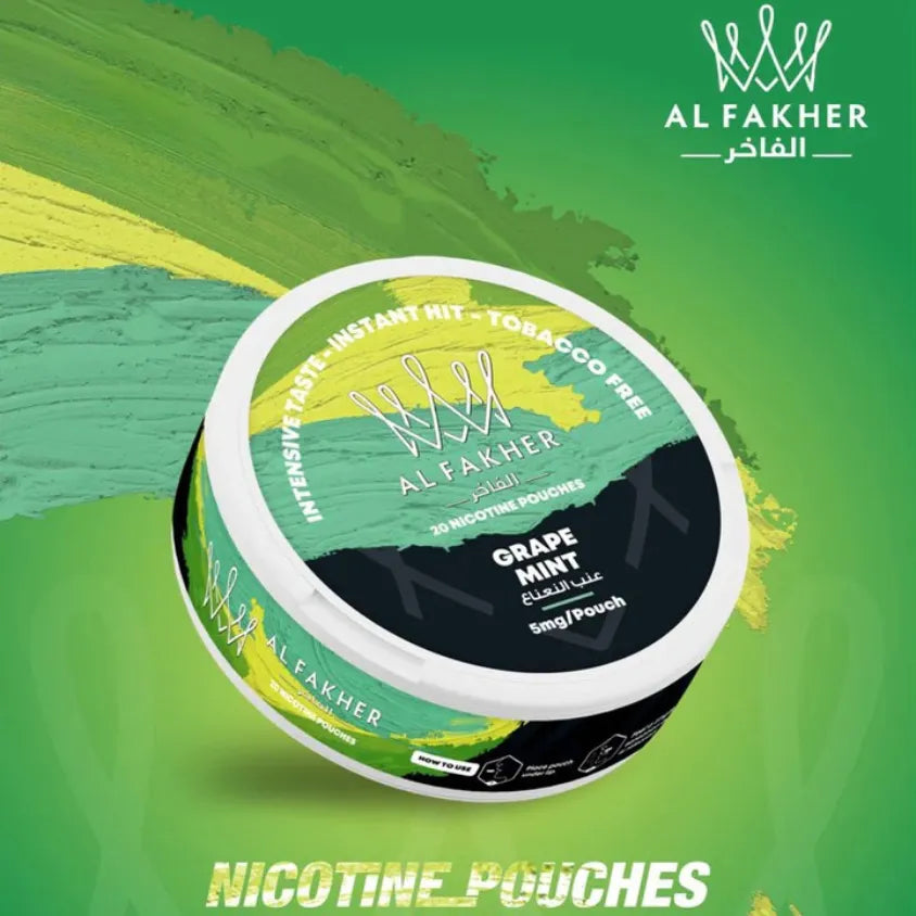 Grape Mint  - AL Fakher Nicotine Pouches in Dubai, UAE 