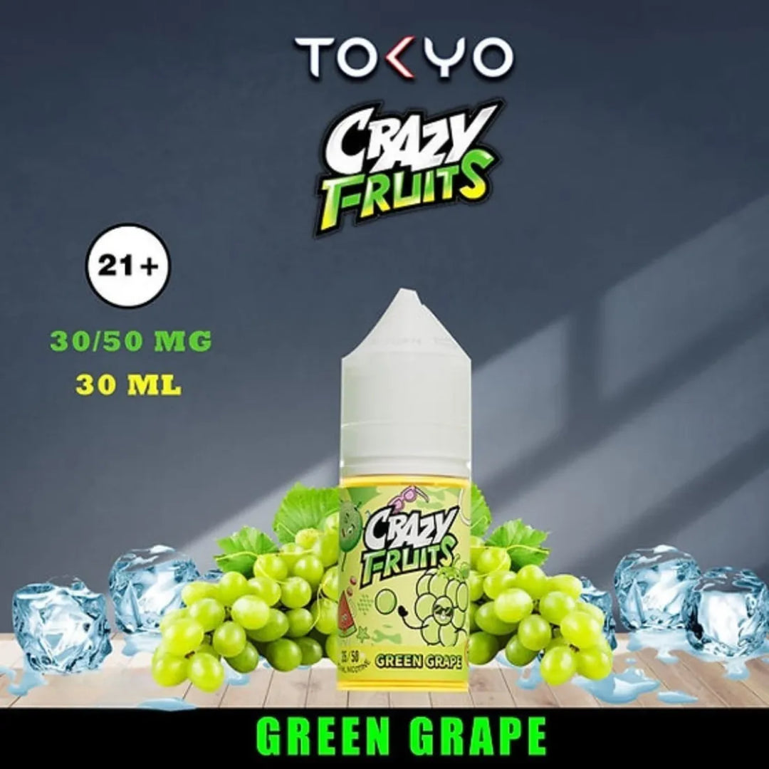 Green Grape- Tokyo Crazy Fruits Salt Nicotine 30ml E-liquid in Dubai, UAE