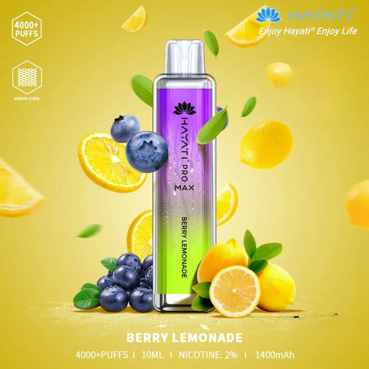 Berry Lemonade  - HAYATI Pro Max 4000 Puffs Disposable Vape 20mg in Dubai, UAE