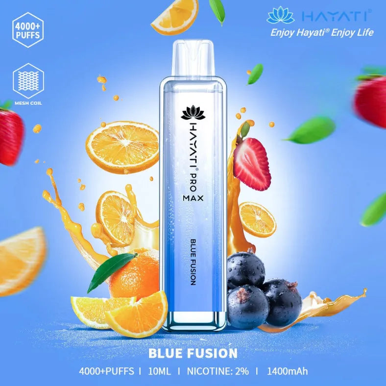 Blue Fusion  - HAYATI Pro Max 4000 Puffs Disposable Vape 20mg in Dubai, UAE