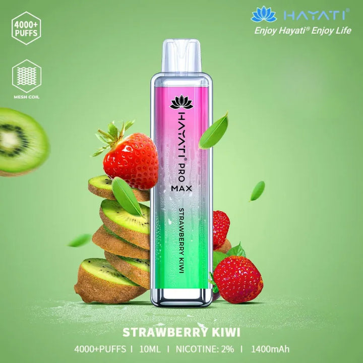 Strawberry Kiwi  - HAYATI Pro Max 4000 Puffs Disposable Vape 20mg in Dubai, UAE