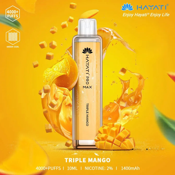 Triple Mango  - HAYATI Pro Max 4000 Puffs Disposable Vape 20mg in Dubai, UAE