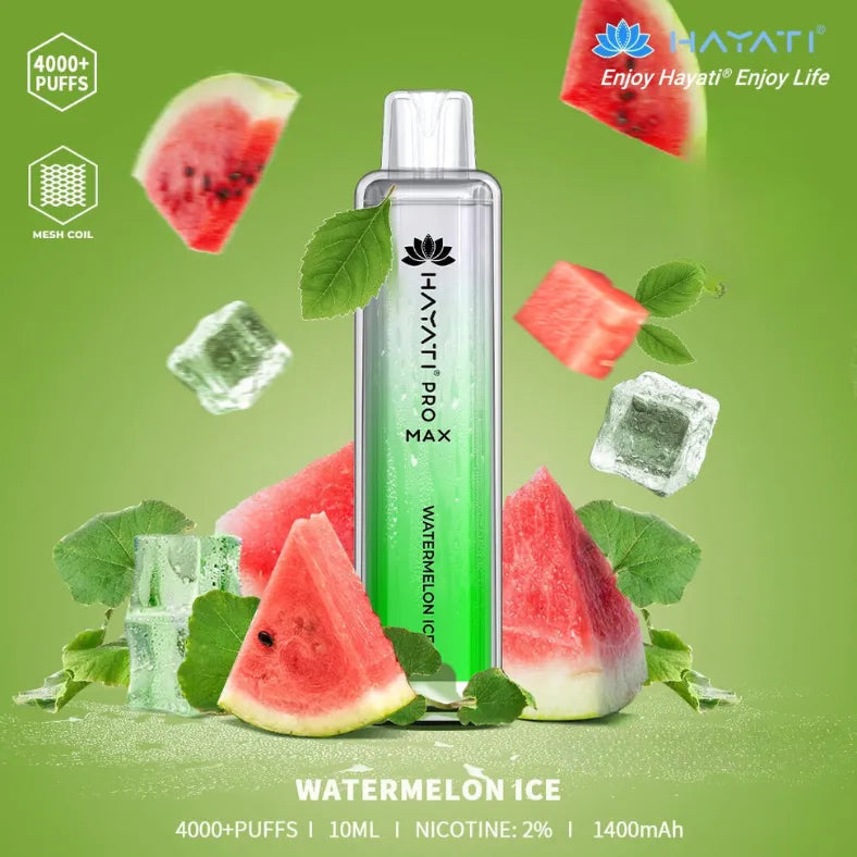 Watermelon Ice  - HAYATI Pro Max 4000 Puffs Disposable Vape 20mg in Dubai, UAE