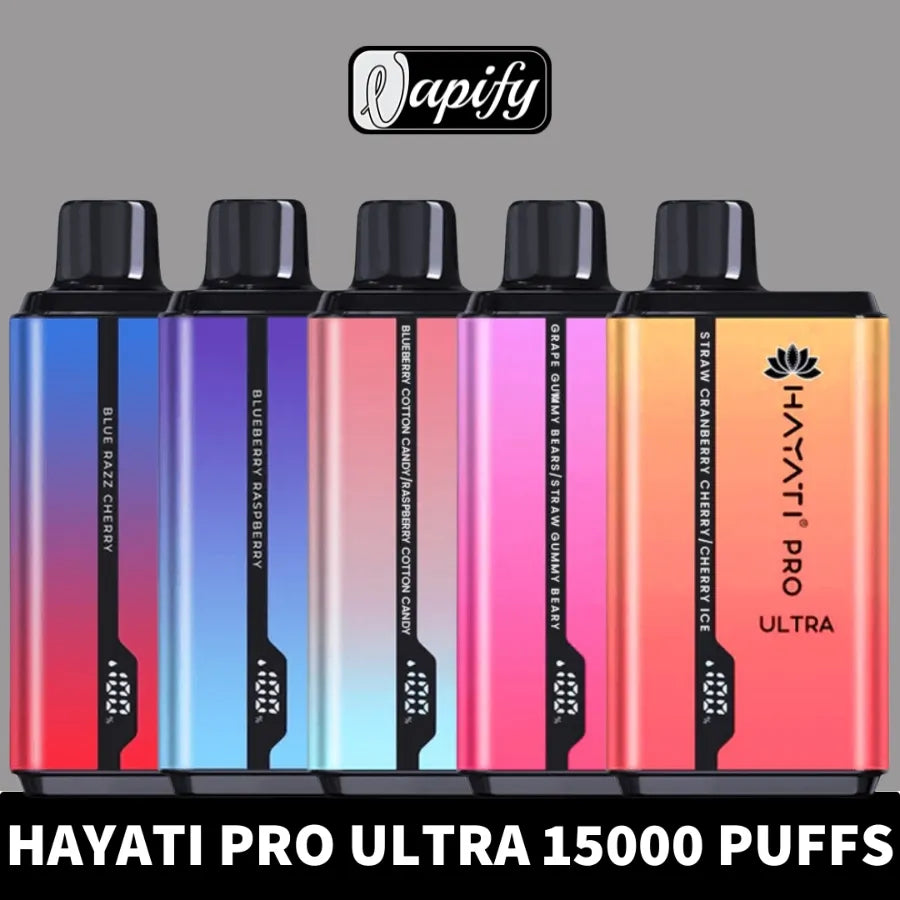 HAYATI Pro Ultra 15000 Puffs 20mg Nicotine Disposable Vape in Dubai, UAE
