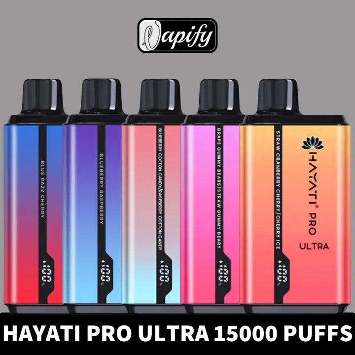 HAYATI Pro Ultra 15000 Puffs 20mg Nicotine Disposable Vape in Dubai, UAE