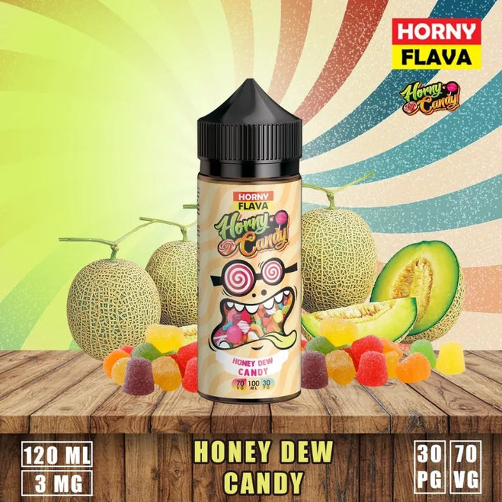 HORNYFLAVA120mlE-Liquid3mgVapeJuice-HoneyDewCandy