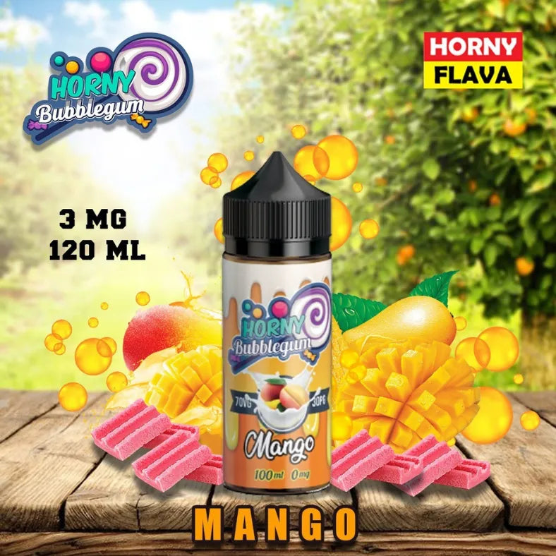 HORNYFLAVA120mlE-Liquid3mgVapeJuice-Mango