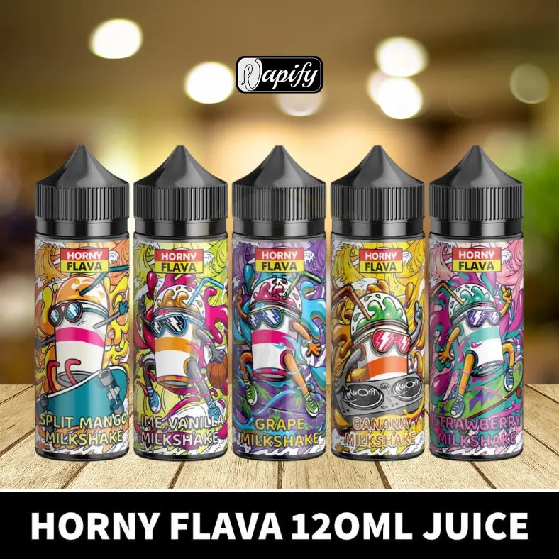 HORNYFLAVA120mlE-Liquid3mgVapeJuiceinDubai_UAE