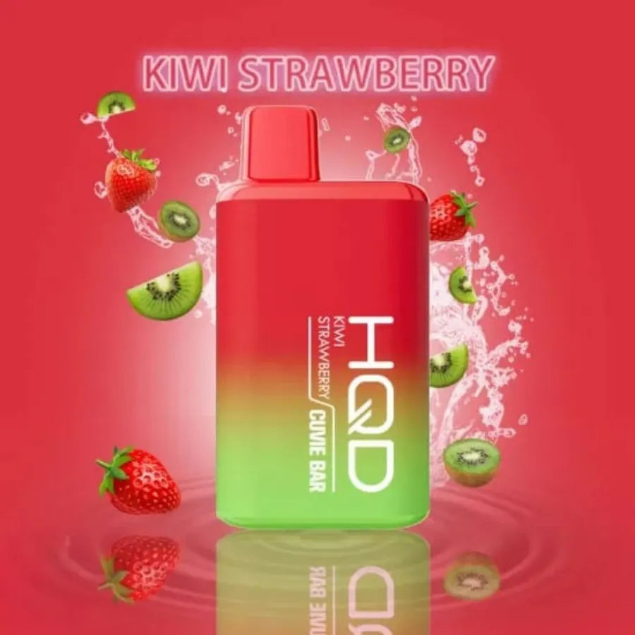 Kiwi Strawberry - HQD CUVIE BAR 7000 PUFFS RECHARGEABLE DISPOSABLE VAPE IN UAE