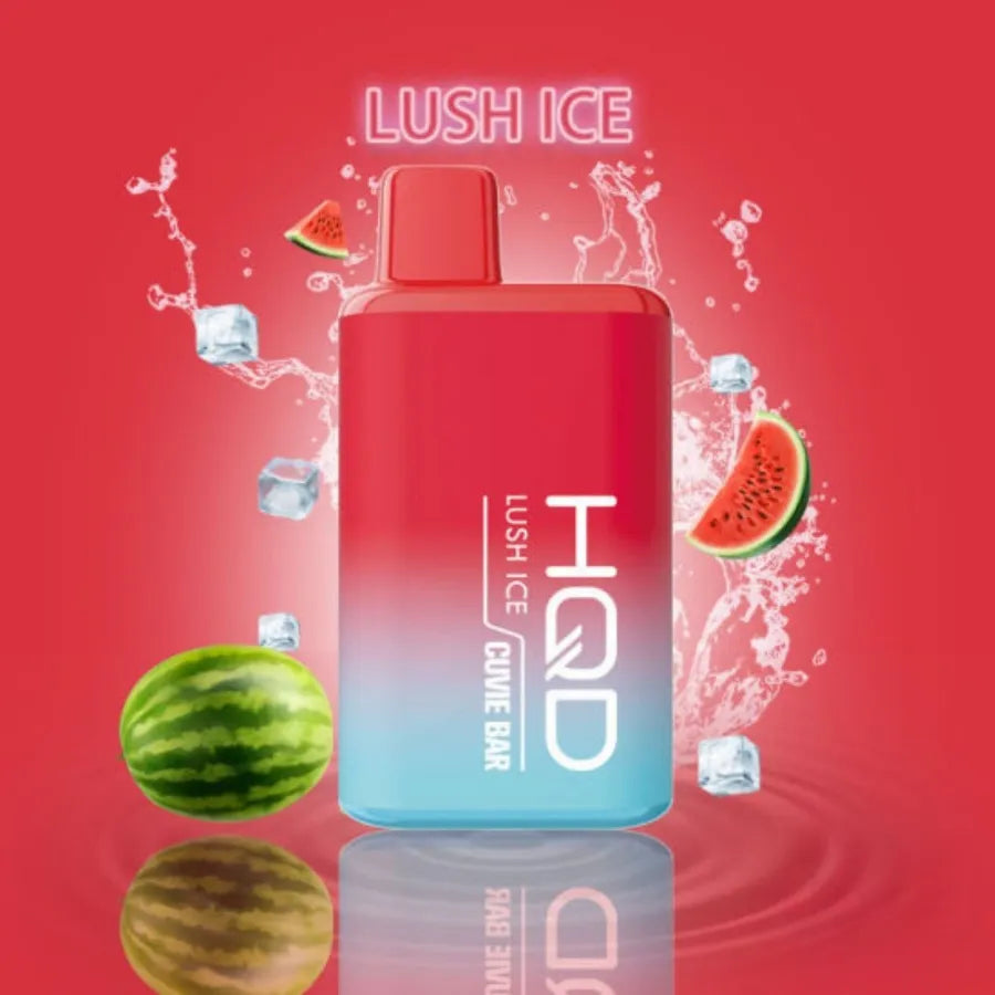 Lush Ice - HQD CUVIE BAR 7000 PUFFS RECHARGEABLE DISPOSABLE VAPE IN UAE