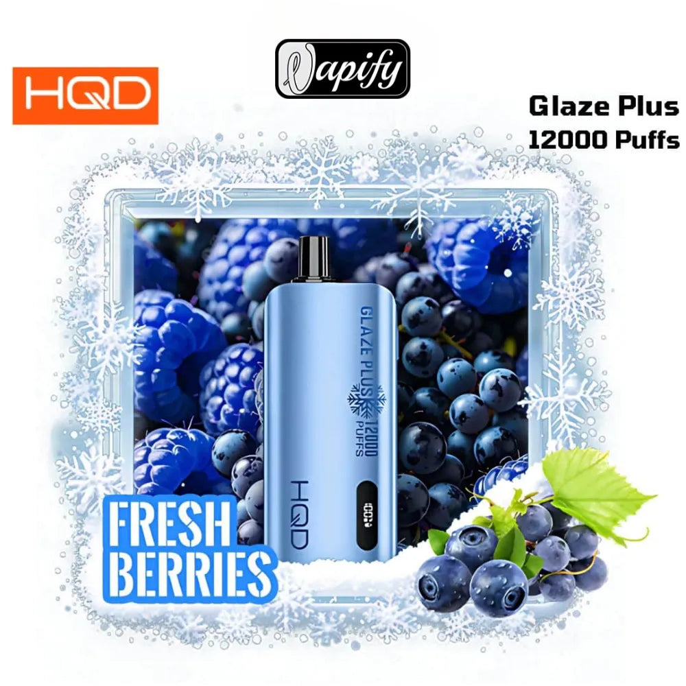 Fresh Berrries- HQD Glaze Plus 12000 Puffs Disposable Vape in Dubai, UAE