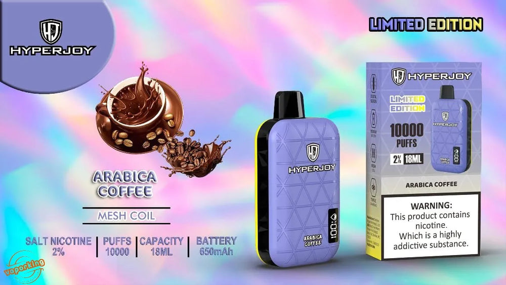 HYPERJOY-Limited-Edition-10000-Puffs-Arabica-Coffee