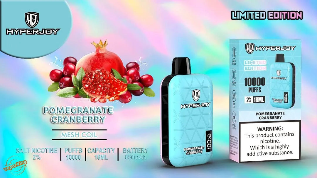 HYPERJOY-Limited-Edition-10000-Puffs-Pomegranate-Cranberry