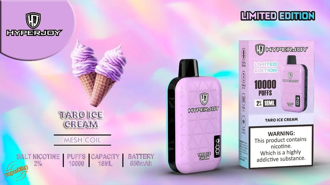 HYPERJOY-Limited-Edition-10000-Puffs-Taro-Ice-Cream