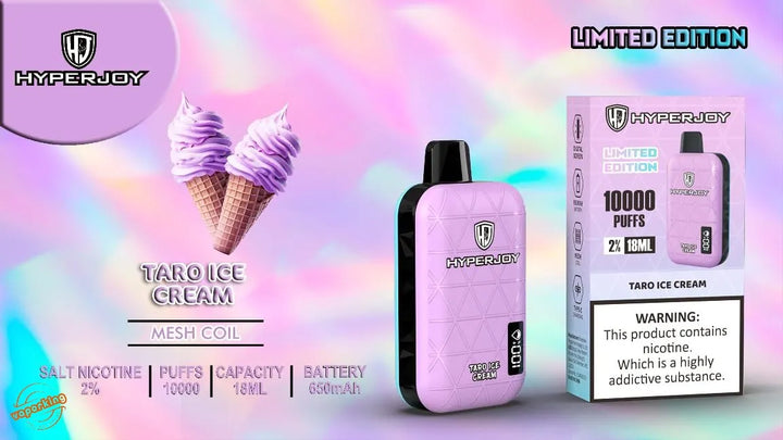 HYPERJOY-Limited-Edition-10000-Puffs-Taro-Ice-Cream