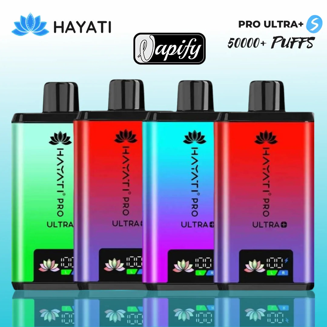 New Hayati Pro Ultra+ S 50000 Puffs Disposable Vape 2% Nicotine in Dubai, UAE