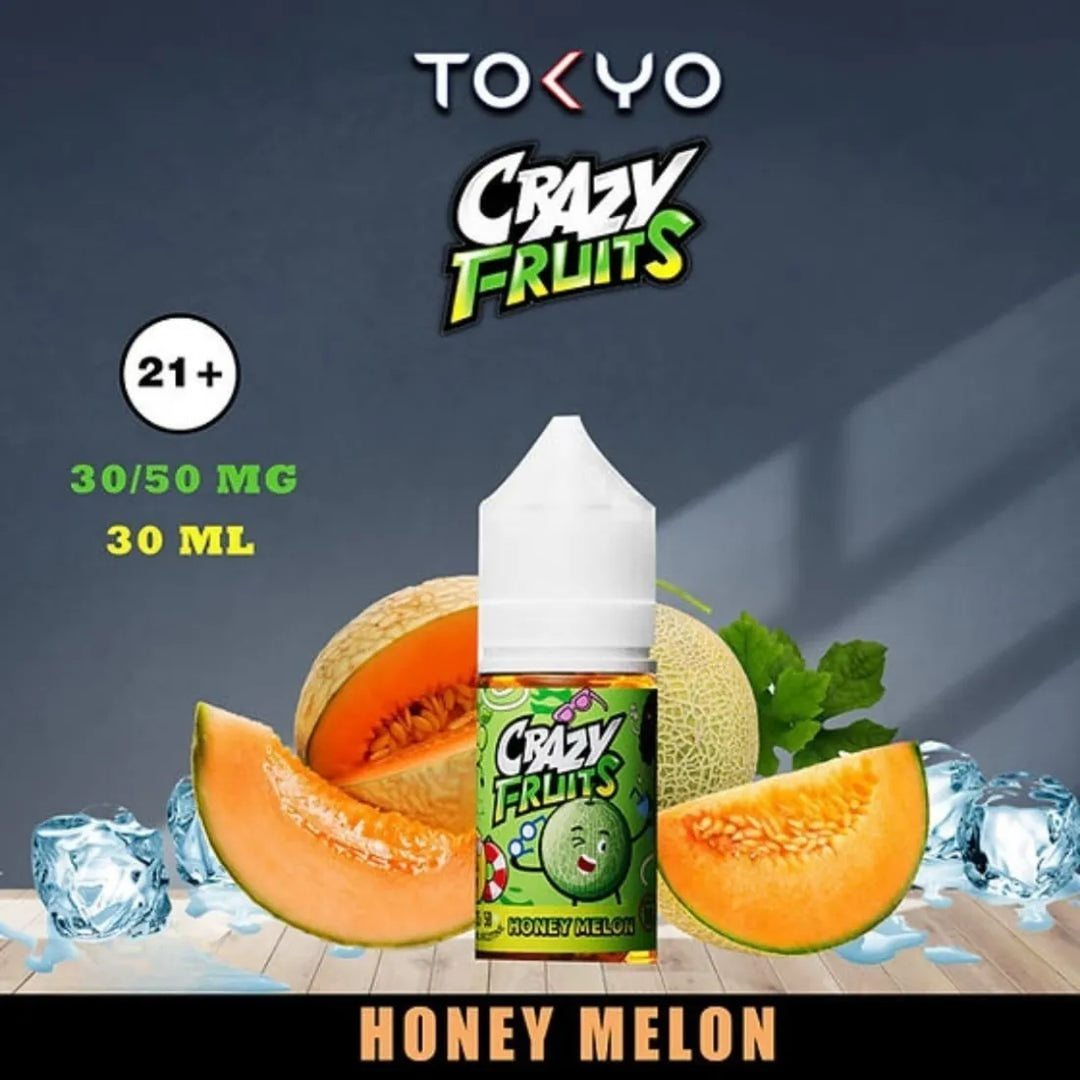 Honey Melon- Tokyo Crazy Fruits Salt Nicotine 30ml E-liquid in Dubai, UAE