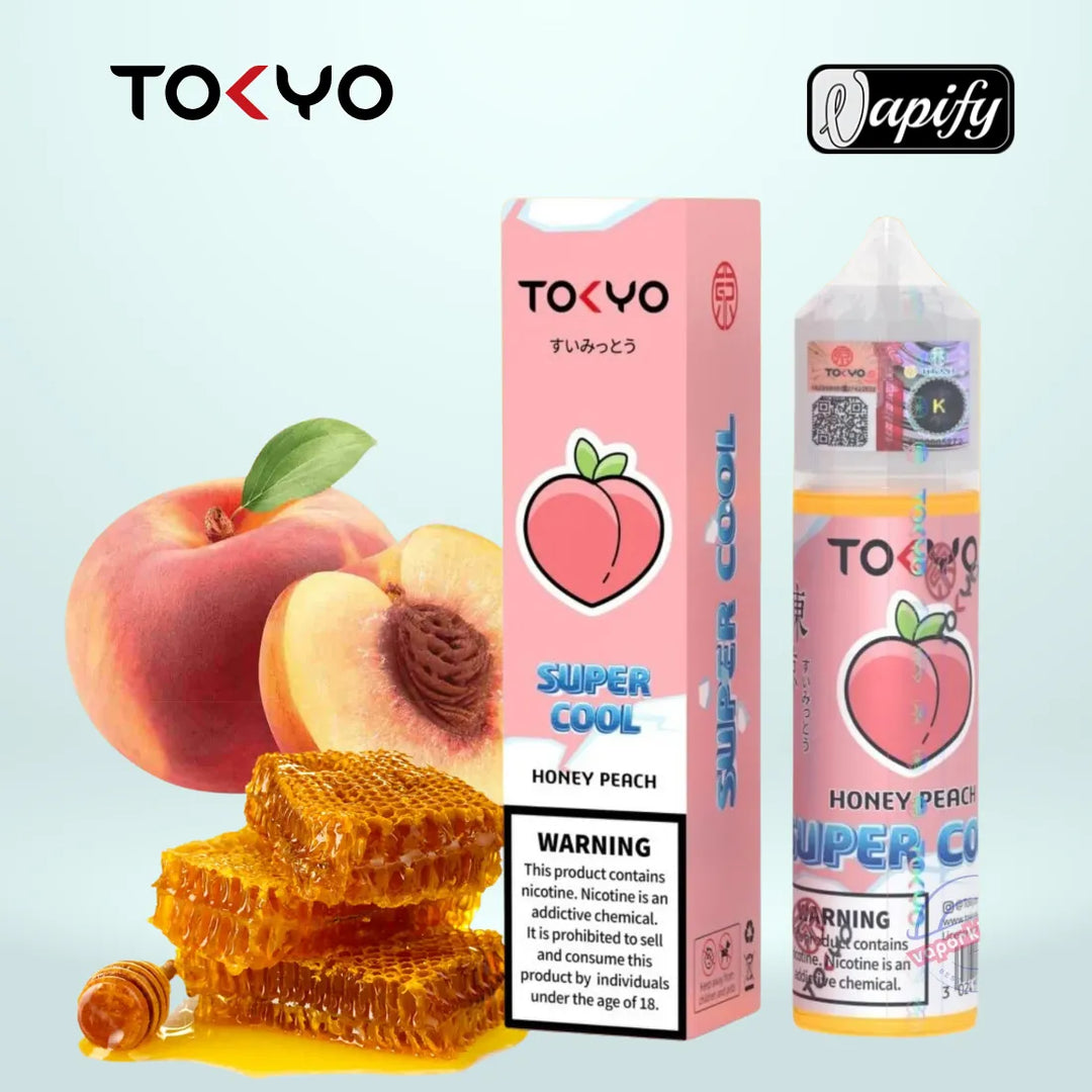 Honey Peach  - Tokyo Super Cool 60ml E-liquid in Dubai, UAE