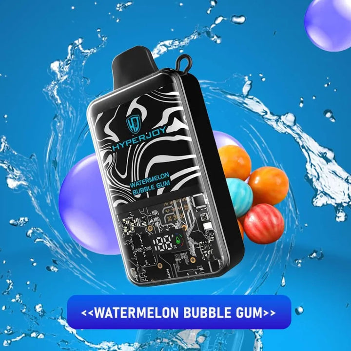 Hyperjoy 20000 Puffs Disposable Vape 5% Nicotine in Dubai, UAE- Watermelon Bubble Gum