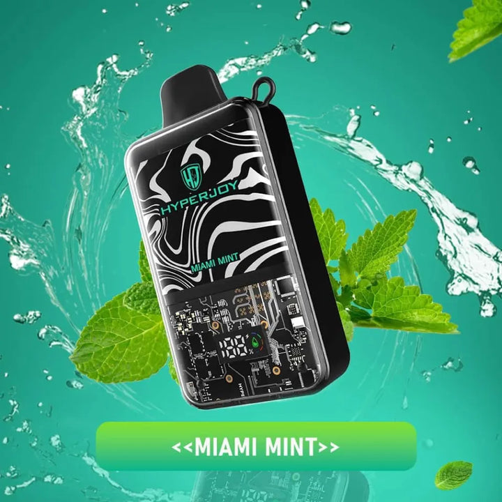 Hyperjoy 20000 Puffs Disposable Vape 5% Nicotine in Dubai, UAE-Miami Mint