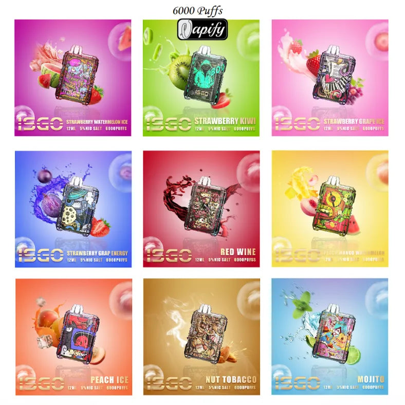 Best  ISGO 6000 Puffs Disposable Vape in Dubai, UAE