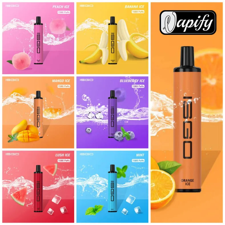 Best - ISGO Paris 1500 Puffs Disposable Vape in Dubai, UAE