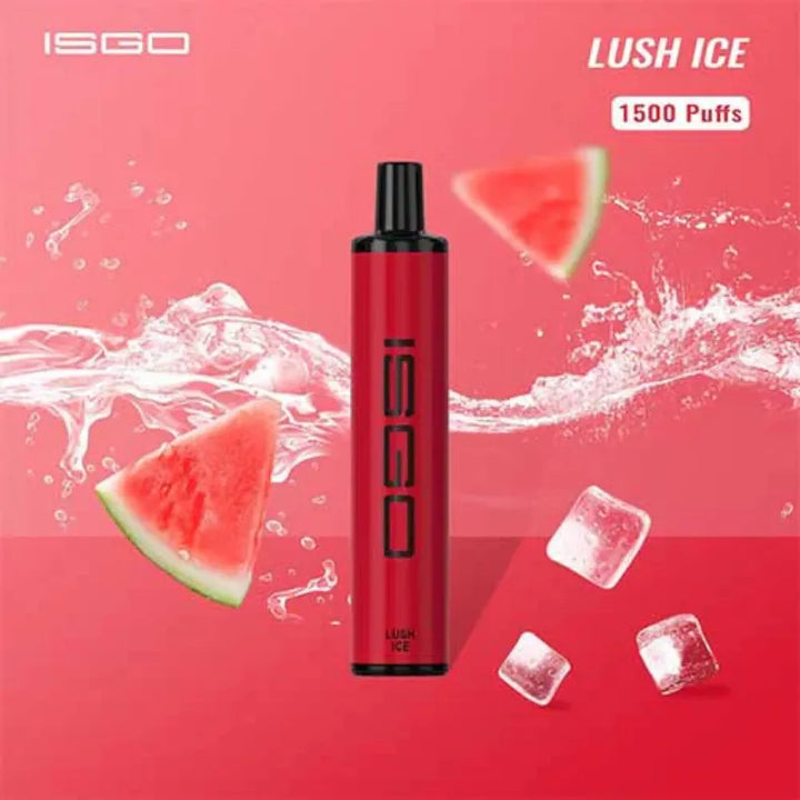 Lush Ice - ISGO Paris 1500 Puffs Disposable Vape in Dubai, UAE