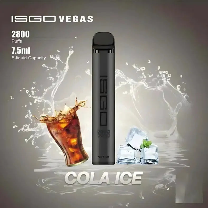 Cola Ice - ISGO VEGAS 2800 PUFFS DISPOSABLE VAPE IN DUBAI, UAE 