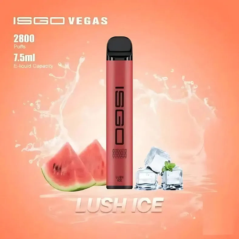 Lush Ice- ISGO VEGAS 2800 PUFFS DISPOSABLE VAPE IN DUBAI, UAE 