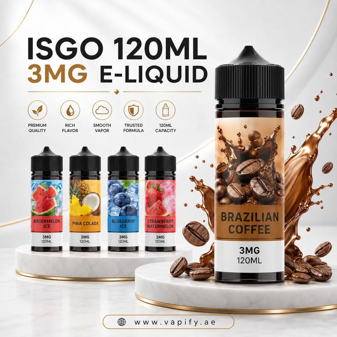 ISGO 3MG 120ML E Liquid In Dubai