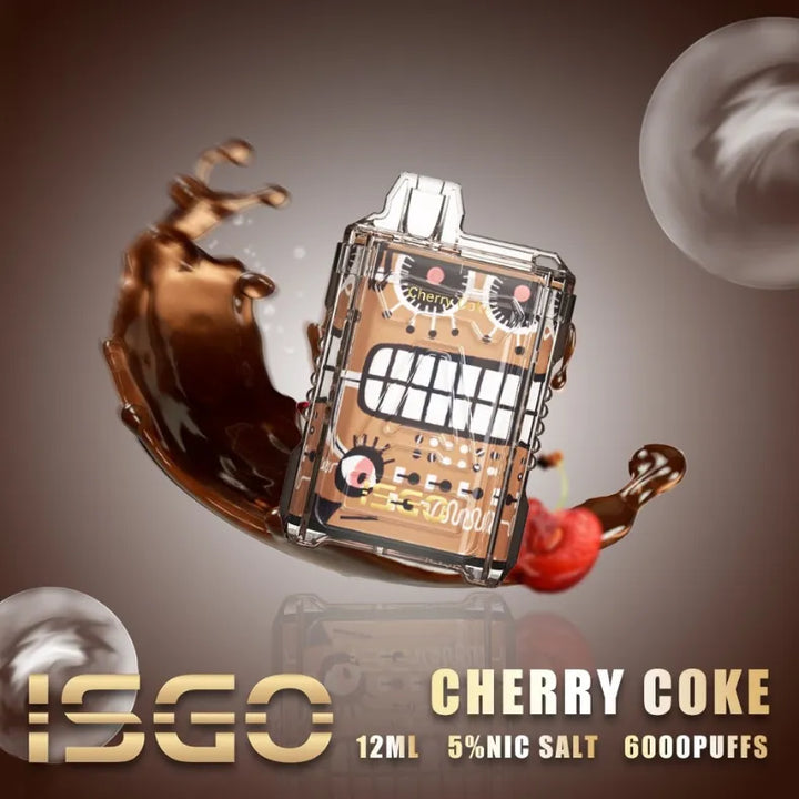 Cherry Coke - ISGO 6000 Puffs Disposable Vape in Dubai, UAE