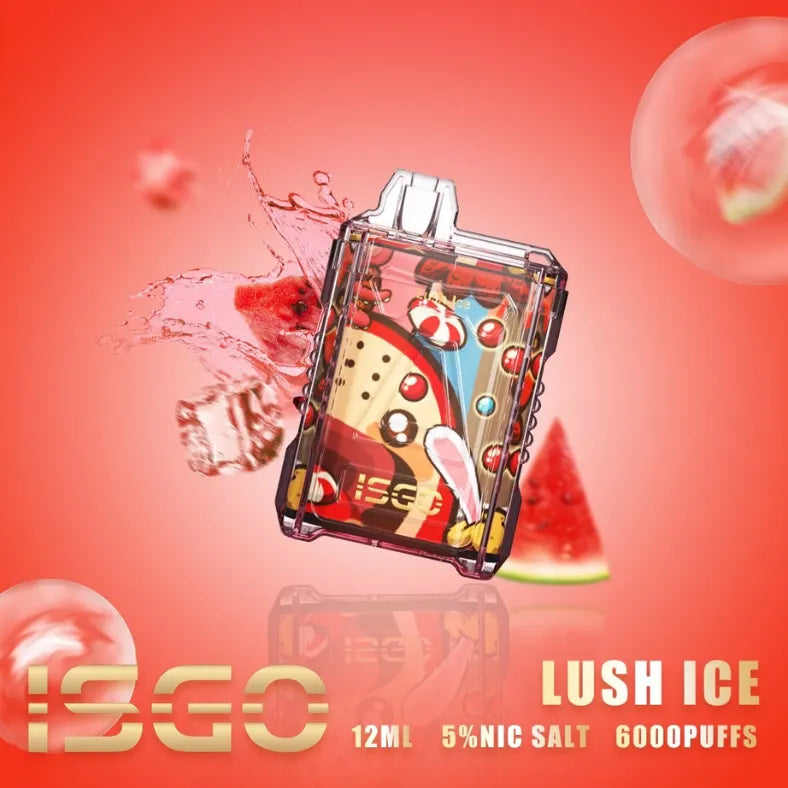 Lush Ice  - ISGO 6000 Puffs Disposable Vape in Dubai, UAE