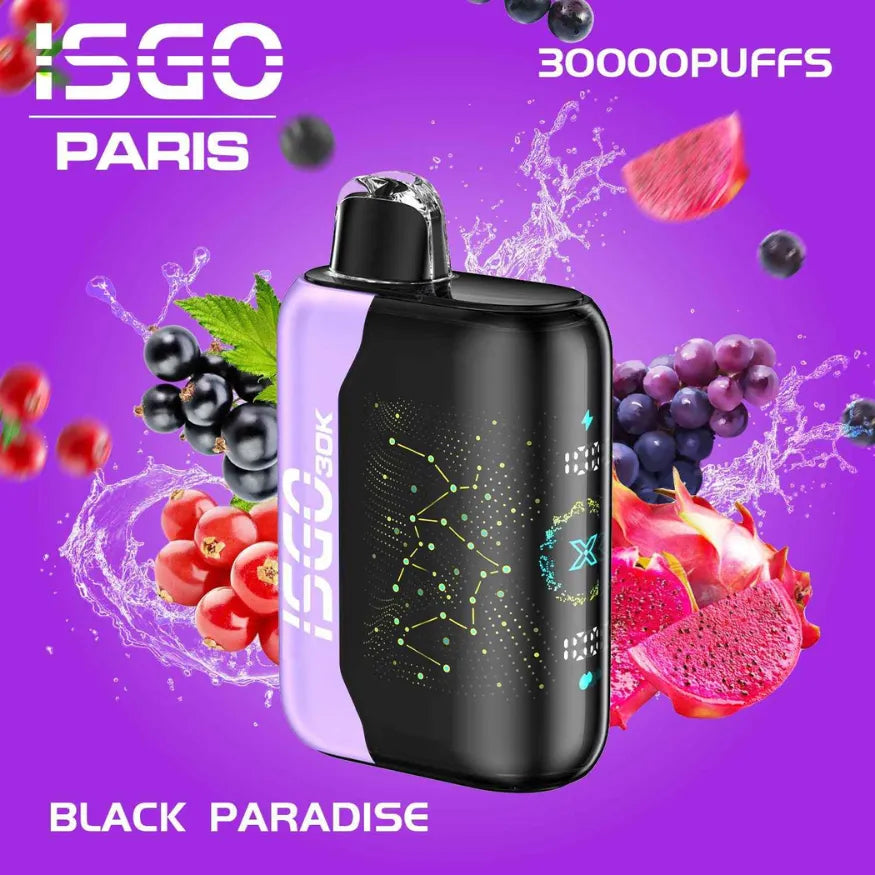 ISGO Bar Paris 30000 Puffs -Black Paradise