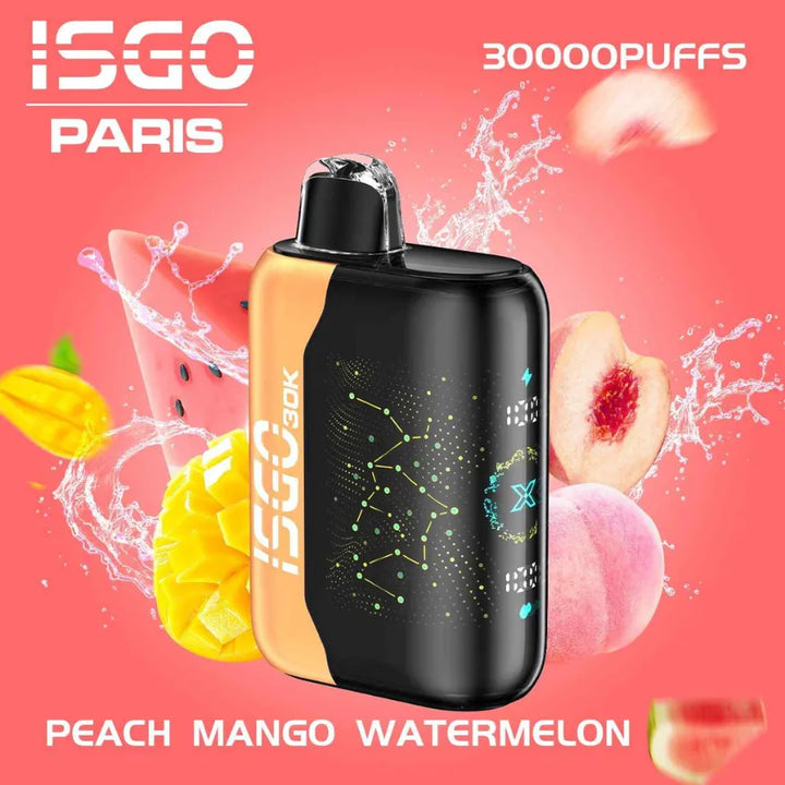 ISGO Bar Paris 30000 Puffs - Peach Mango Watermelon 