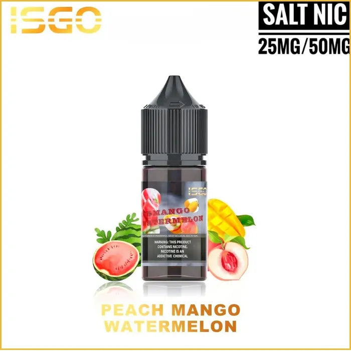Isgo Salt nicotine 30ml 25MG & 50MG E-liquid