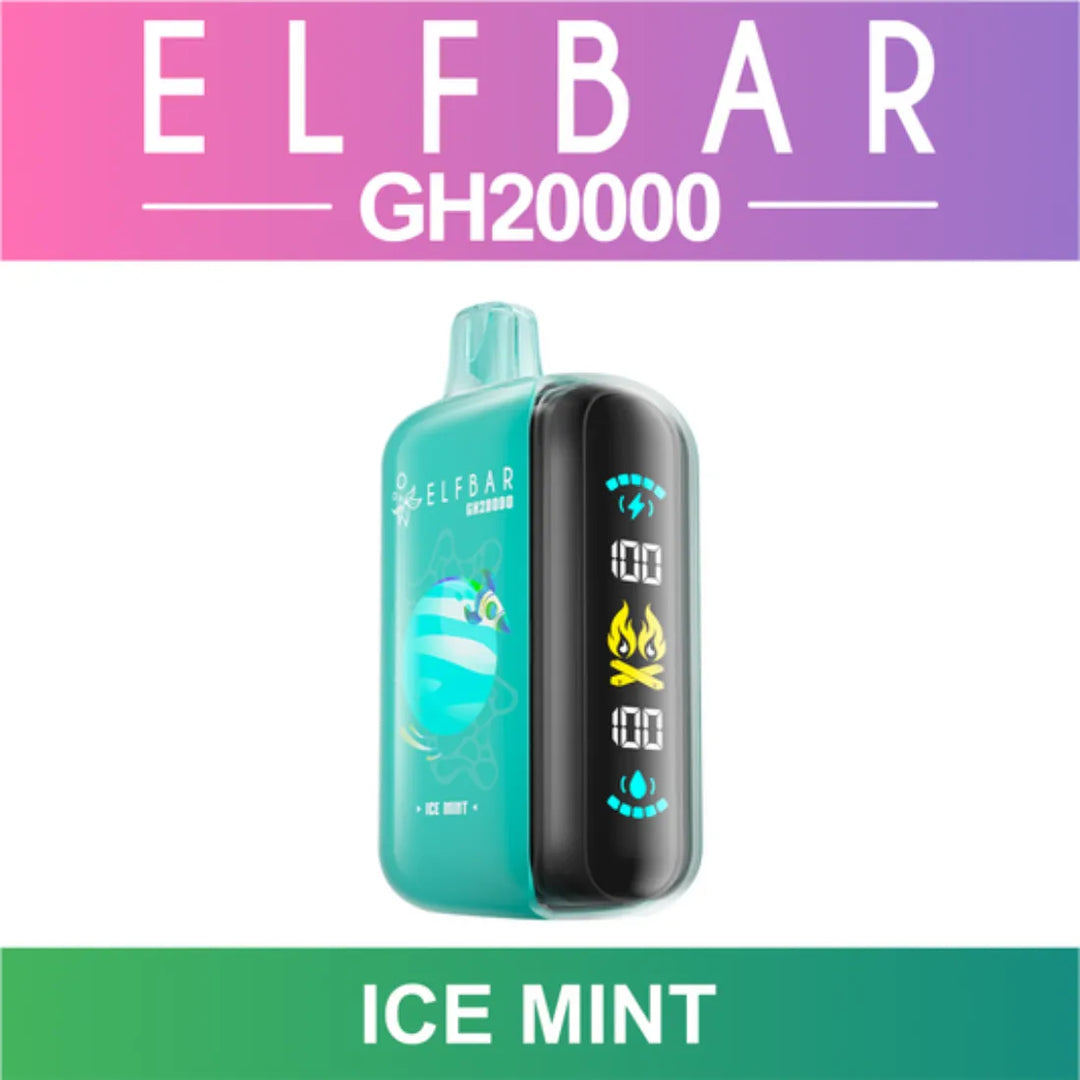 Ice Mint - Elf Bar GH20000 Puffs Disposable Vape in Dubai, UAE
