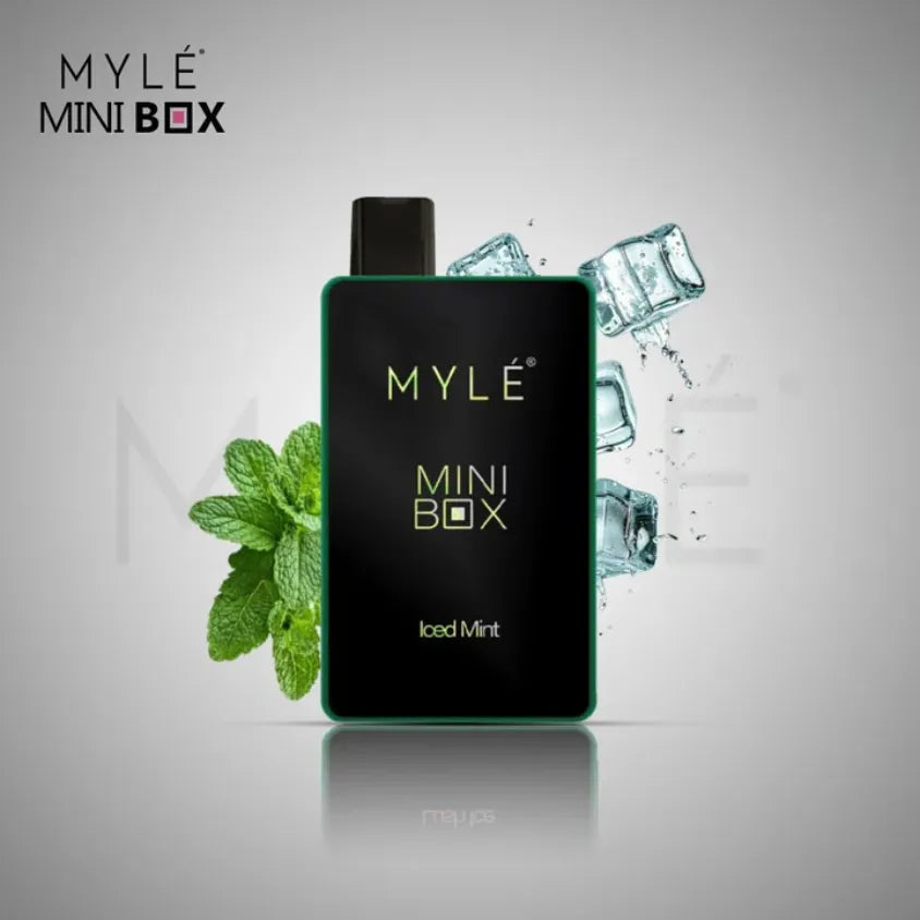 Iced Mint - Myle Mini Box 1500 Puffs Disposable Vape 20mg Nicotine in Dubai, UAE 