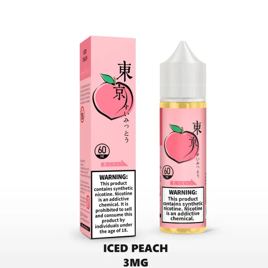 Iced Peach  - Tokyo 60ml Liquid in Dubai, UAE