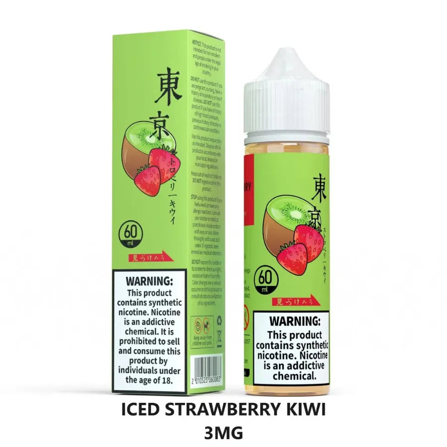 Iced Strawberry Kiwi  - Tokyo 60ml Liquid in Dubai, UAE