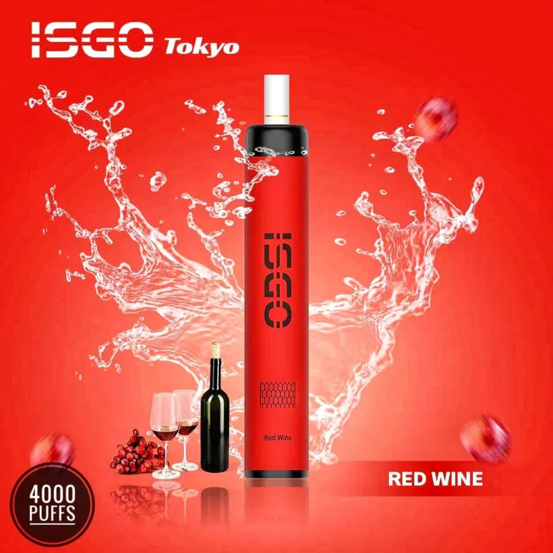 ISGO Tokyo 4000 Puffs Disposable Vape in UAE- Red Wine 
