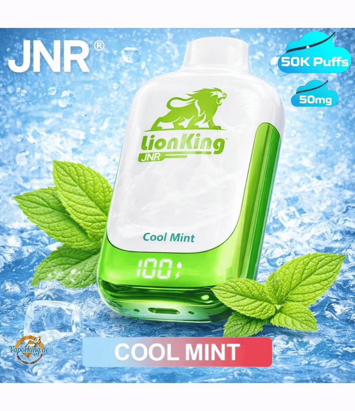 JNR Lionking 50000 Puffs Disposable Vape- Cool Mint