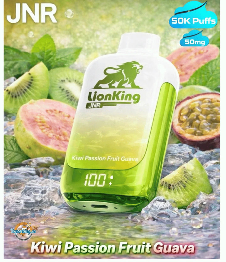 JNR Lionking 50000 Puffs Disposable Vape- Kiwi Passion Fruit Guava
