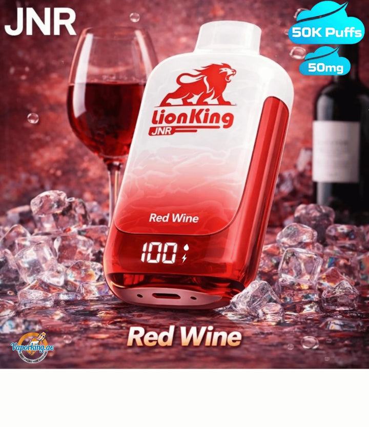 JNR Lionking 50000 Puffs Disposable Vape- Red Wine