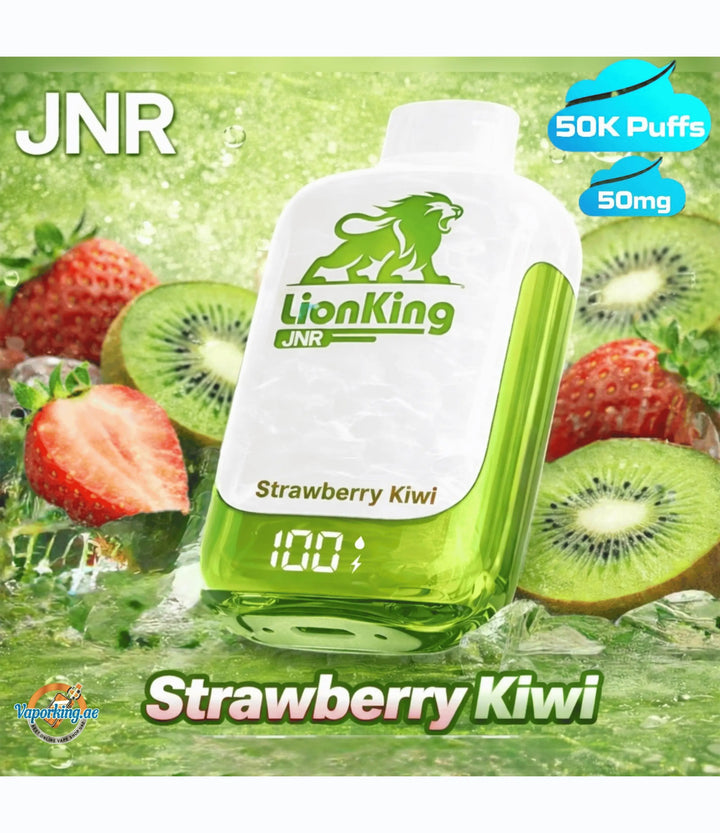 JNR Lionking 50000 Puffs Disposable Vape- Strawnberry Kiwi