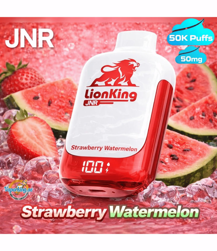 JNR Lionking 50000 Puffs Disposable Vape- Strawnberry Watermelon