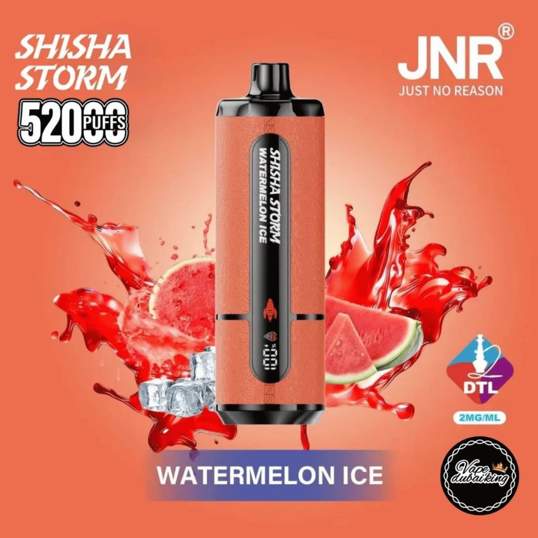 JNR Shisha Storm 52000 Puffs Disposable Vape- Watermelon ICE