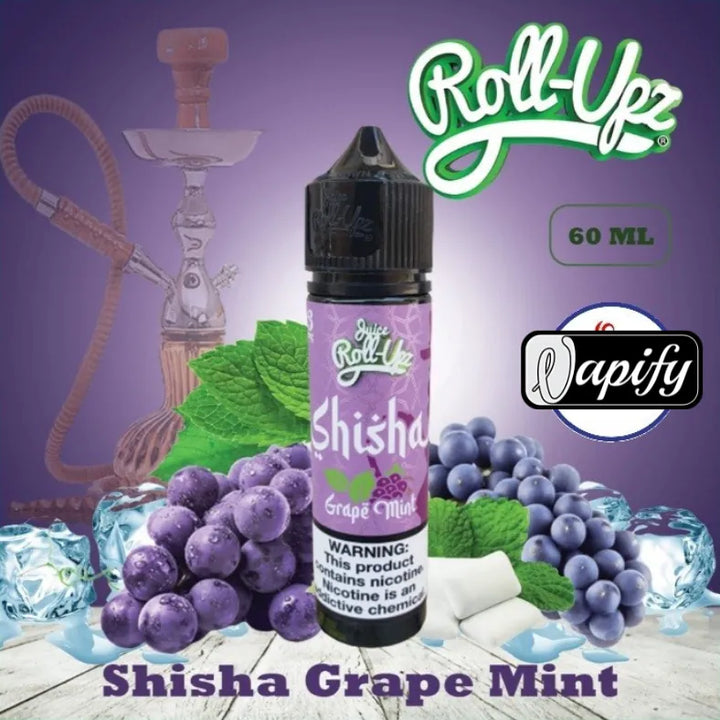 JuiceRollUPZ60mlE-Liquid-ShishaGrapeMint