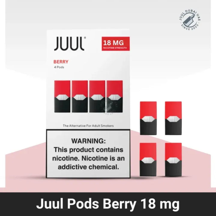 Juul pods- Berry 18mg 